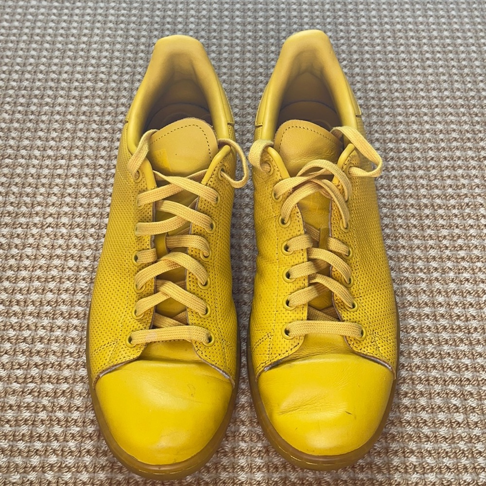 Men’s Yellow Leather Size 11 Adidas